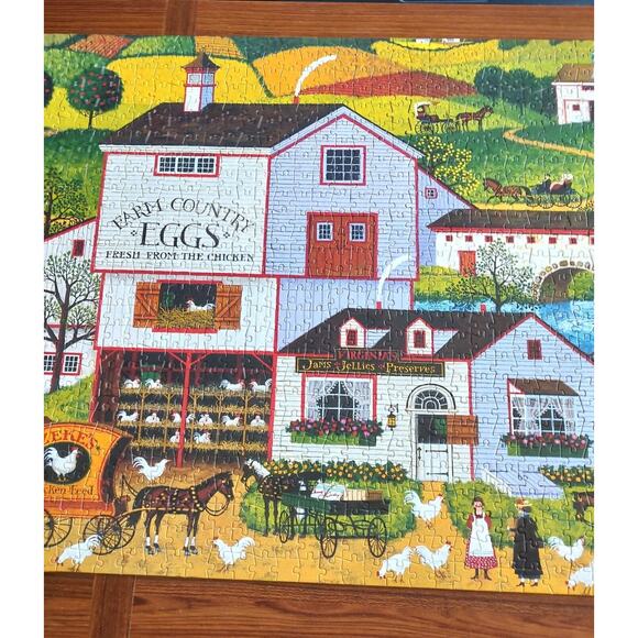 CHARLES WYSOCKI 1000 PIECE JIGSAW PUZZLE "Virginia's Nest" with poster - Picture 2 of 9